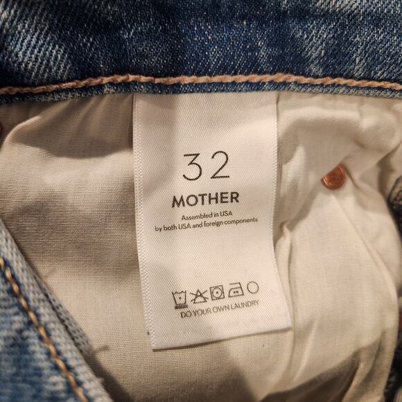 Mother Doozy high rise flare jeans in Horseback to Quarterback size 32 - Picture 9 of 11